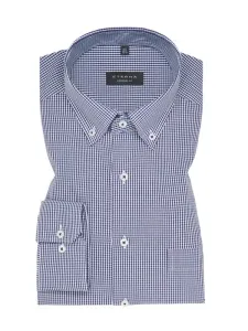 Nadměrná velikost: Eterna, Košile s károvaným vzorem, comfort fit Námořnická Modrá #5441295