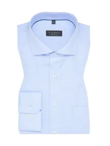 Nadměrná velikost: Eterna, Košile s pepitovým vzorem a podílem strečových vláken, comfort fit Světle Modrá