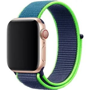 Eternico Airy pro Apple Watch 38mm / 40mm / 41mm  Night Blue and Green edge
