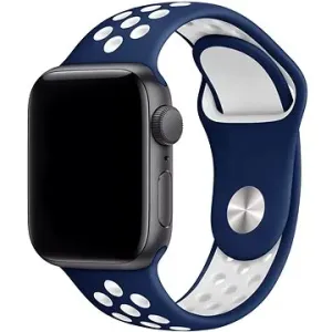 Eternico Sporty pro Apple Watch 38mm / 40mm / 41mm  Cloud White and Blue