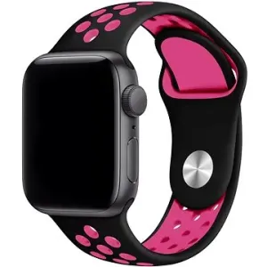 Eternico Sporty pro Apple Watch 38mm / 40mm / 41mm  Vibrant Pink and Black