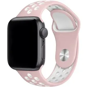 Eternico Sporty pro Apple Watch 42mm / 44mm / 45mm / Ultra 49mm Cloud White and Pink