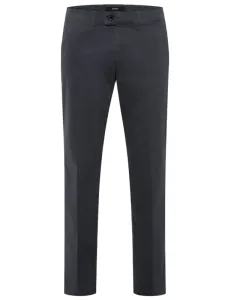 Nadměrná velikost: Eurex, Bavlněné kalhoty s hladkou přední částí, podíl streče Antracit #5276113