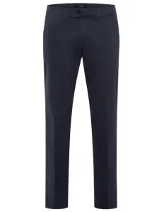 Nadměrná velikost: Eurex, Bavlněné kalhoty s hladkou přední částí, podíl streče Námořnická Modrá #5276123