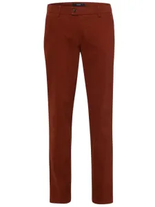 Nadměrná velikost: Eurex, Chino kalhoty s podílem lyocellu a strečových vláken. regular fit Hnědá