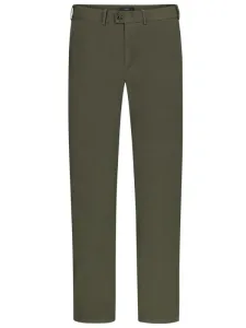 Nadměrná velikost: Eurex, Pružné chino kalhoty z luxusního bavlněného materiálu Olive #5329834