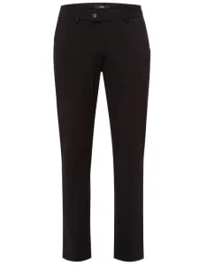 Nadměrná velikost: Eurex, žhladké žerzejové chino kalhoty z 4cestného streče černá