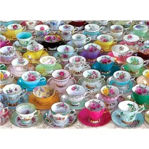 Eurographics Puzzle Sbírka čajových šálků 1000 dílků