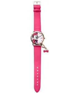 Euroswan Dětské náramkové hodinky analog - Minnie Mouse růžové #4206687