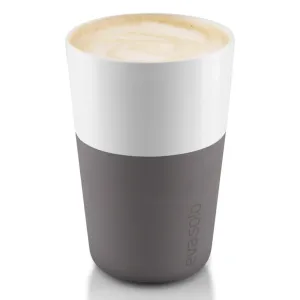 EVA SOLO Termohrnky na café latte 360 ml 2 kusy šedé