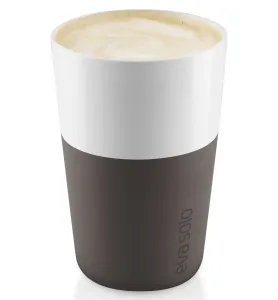 EVA SOLO Termošálky na latte 360 ml 2 kusy čokoládové