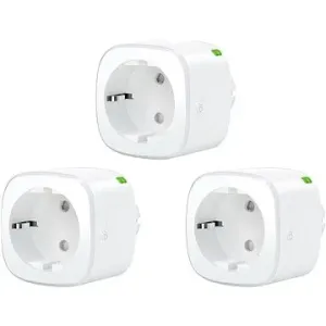 Eve Energy Smart Plug (Matter - compatible w Apple, Google, SmartThings & Amazon Alexa) (3-pack)
