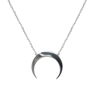 Evolution Group Stříbrný náhrdelník s půlměsícem 72029 