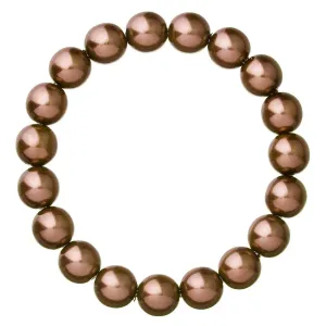 Evolution Group Elegantní perlový náramek 56010.3 brown