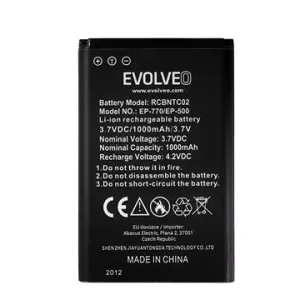 EVOLVEO EasyPhone FP, originální baterie, 1000 mAh