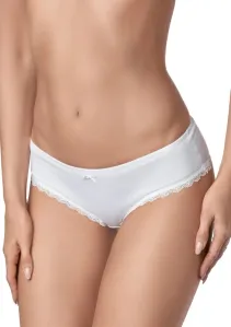Dámské francouzské bavlněné kalhotky s krajkouNo.002 EWANA Barva/Velikost: bílá / L/XL