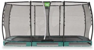 Trampolína s ochrannou sítí Allure Premium ground Exit Toys přízemní 244*427 cm zelená