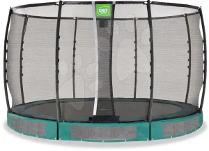 Trampolína s ochrannou sítí Allure Premium ground Exit Toys přízemní průměr 366 cm zelená