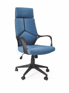 Expedo Kancelářská židle JEGER, 64x125x61, černá/modrá