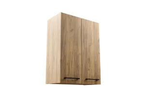 Expedo Závěsná koupelnová skříňka LAURA, 60x80x30, dub craft