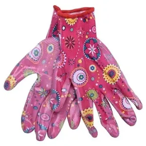 EXTOL LADY rukavice zahradní nylonové, velikost 7
