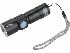 EXTOL LIGHT svítilna 150lm, nabíjecí, USB, zoom, XPE 3W LED
