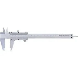 EXTOL PREMIUM měřítko posuvné kovové, 0-150mm, 3425