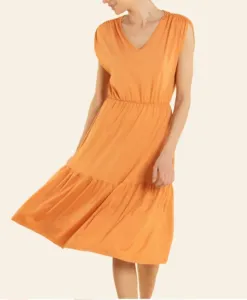 Extreme Intimo Šaty s výstřihem oranžové Extreme intimmo velikost: 36