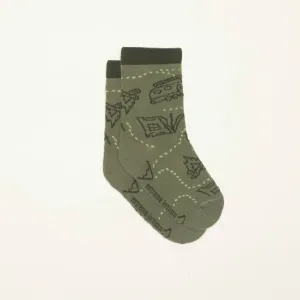 Ponožky khaki camping  Extreme intimo velikost: 38/39