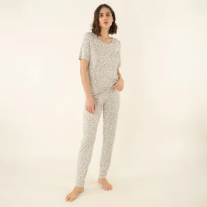 Dámské pyžamo krátký rukáv puntík  Extreme Intimo velikost: 42