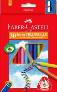 Pastelky Junior grip set 30 barevné (Faber Castel - Pastelky Klasik)