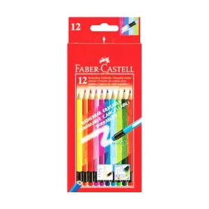 Pastelky gumovateľné set 12 barevné (Faber Castel - Pastelky Klasik)