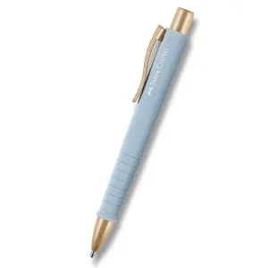 Kuličkové pero Faber-Castell Poly Ball Urban Gold XB 0012/24118 - světle modrá + 5 let záruka, pojištění a dárek ZDARMA