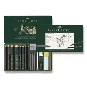 Sada Grafitové tužky Faber-Castell Pitt Monochrome - 26 ks 0040/1129740 + 5 let záruka, pojištění a dárek ZDARMA