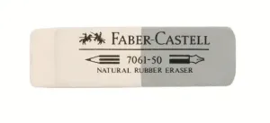 Guma 7061-50 bílo / šedá přírodní (Faber Castel - guma)