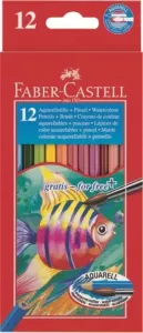 Pastelky akvarelové set 12 barevné v pap.krab. (Faber Castel - Pastelky)