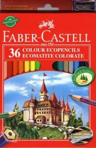 Pastelky Castell set 36 barevné (Faber Castel - Pastelky Klasik) #2692005