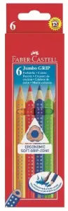 Pastelky Jumbo Grip set 6 ks (Faber Castel - Akvarelové pastelky)
