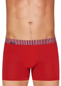 Pánské boxerky Amante s vzorovanou gumou 414+206Z Fabio Barva / Velikost: červená tmavá / L/XL