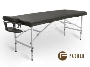 Fabulo, USA Kovové masážní lehátko Fabulo FERRO Set (184x71cm, 4 barvy) Barva: černá