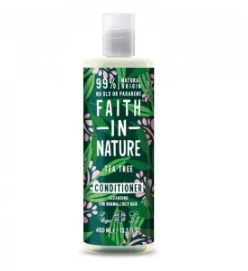 Faith in Nature Čisticí přírodní kondicionér pro normální a mastné vlasy Tea Tree (Cleansing Conditioner) 400 ml