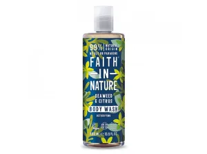 Faith in Nature Detoxikační přírodní sprchový gel Mořská řasa a citrus (Body Wash) 400 ml