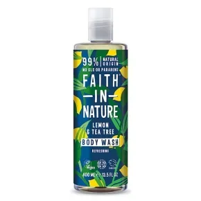 Faith in Nature Osvěžující přírodní sprchový gel Citron & tea tree (Body Wash) 400 ml