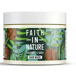 Faith in Nature Vyživující maska pro suché vlasy Kokos a bambucké máslo (Hair Mask) 300 ml