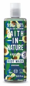 Faith in Nature Vyživující přírodní sprchový gel s avokádovým olejem (Body Wash) 400 ml