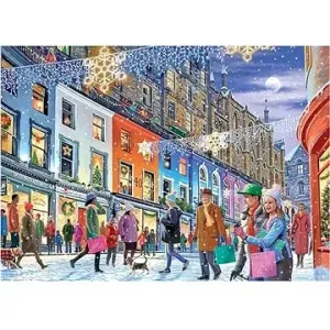 Falcon Puzzle Vánoce v Edinburghu 1000 dílků