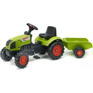 FALK - Šlapací traktor 2040 Claas Arion s vlečkou