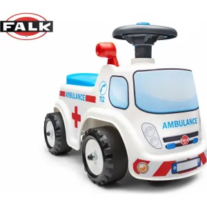 FALK - Odrážedlo 701 ambulance s otevíracím sedadlem a volantem s klaksonem