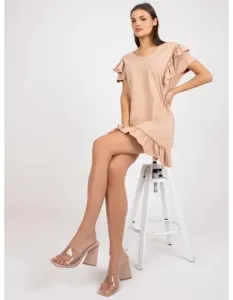 Dámské šaty s volánem bavlněné ALYSIA mini