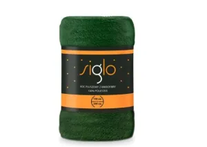 FARO deka mikroplyš Siglo tmavě zelená, 150×200 cm